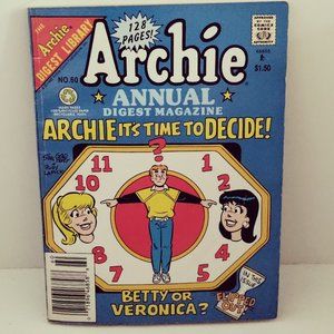 Archie Digest Library Archie Annual Digest Magazine Archie It's Time to Decide